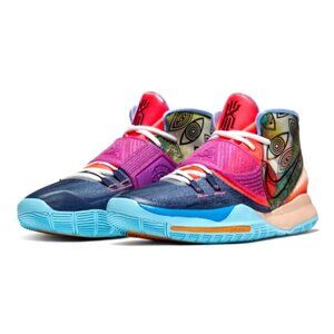 Nike‎ Kyrie 6 Unite The World Basketball Shoes Multicolor Boys Size 4Y